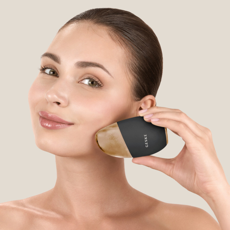 Масажер для обличчя GESKE Cool&Warm Eye and Face Massager gray