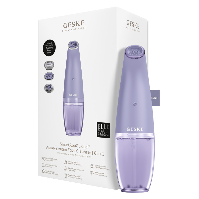 Очищуючий засіб для обличчя GESKE Aqua-Stream Face Cleanser 8 в 1 purple