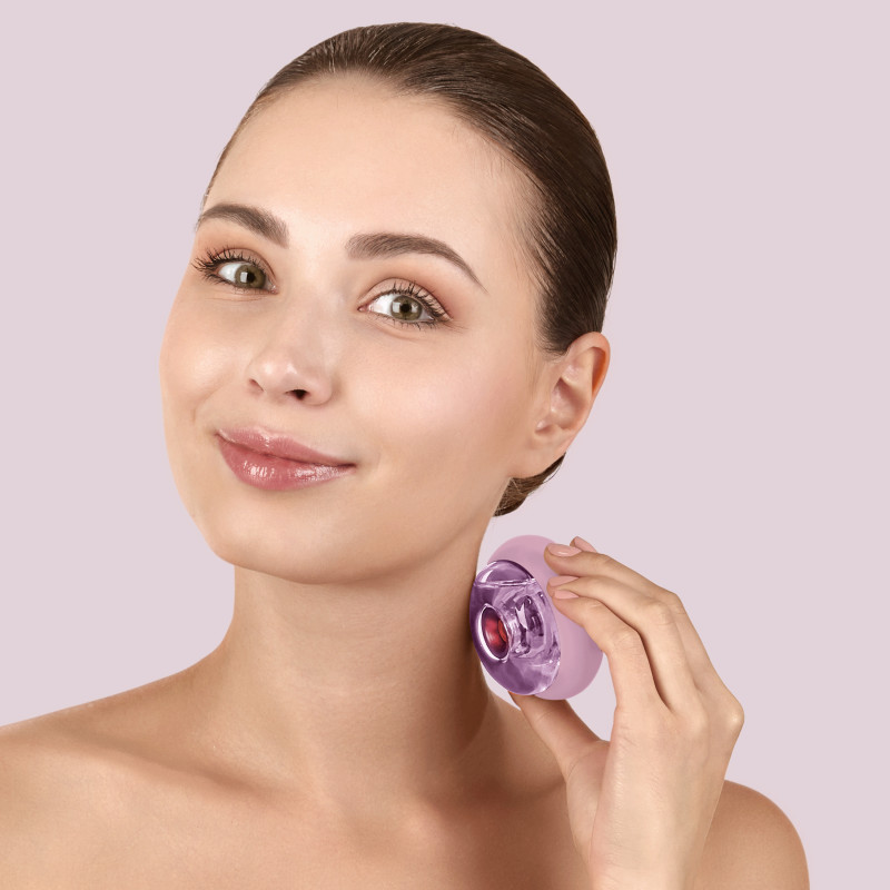 Масажер для обличчя та тіла GESKE Sonic Cool&Warm Face and Body Massager pink