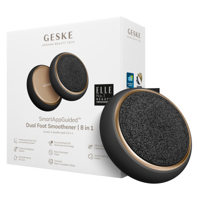 Набір для догляду за стопами GESKE Dual Foot Smoothener 8 в 1 gray