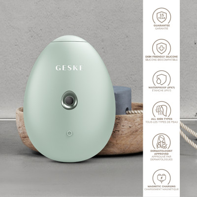 Електронний освіжувач для зволоження обличчя GESKE Facial Hydration Refresher 4 в 1 green