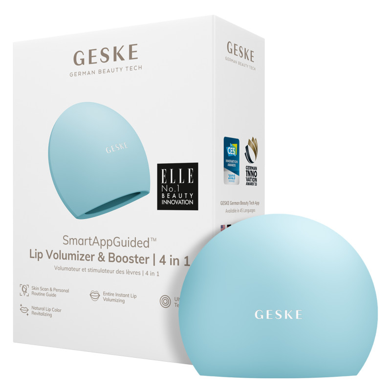 Пристрій для збільшення обʼєму губ GESKE Lip Volumizer&Booster 4 в 1 Big turquoise