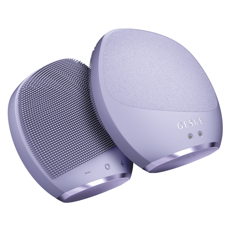 Ультразвукова щітка для тіла та інтенсивний пілінг GESKE Sonic Body Brush&Intensive Exfoliator 7 в 1 purple