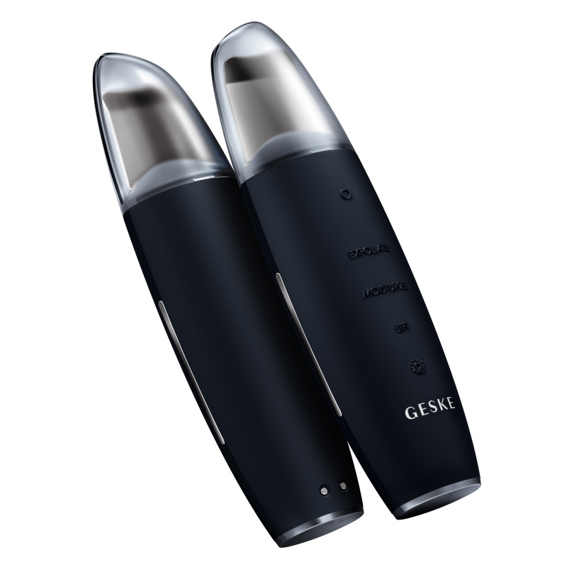 Мікрострумовий скрабер для шкіри та усунення чорних точок GESKE MicroCurrent Skin Scrubber&Blackhead Remover 9 в 1 black