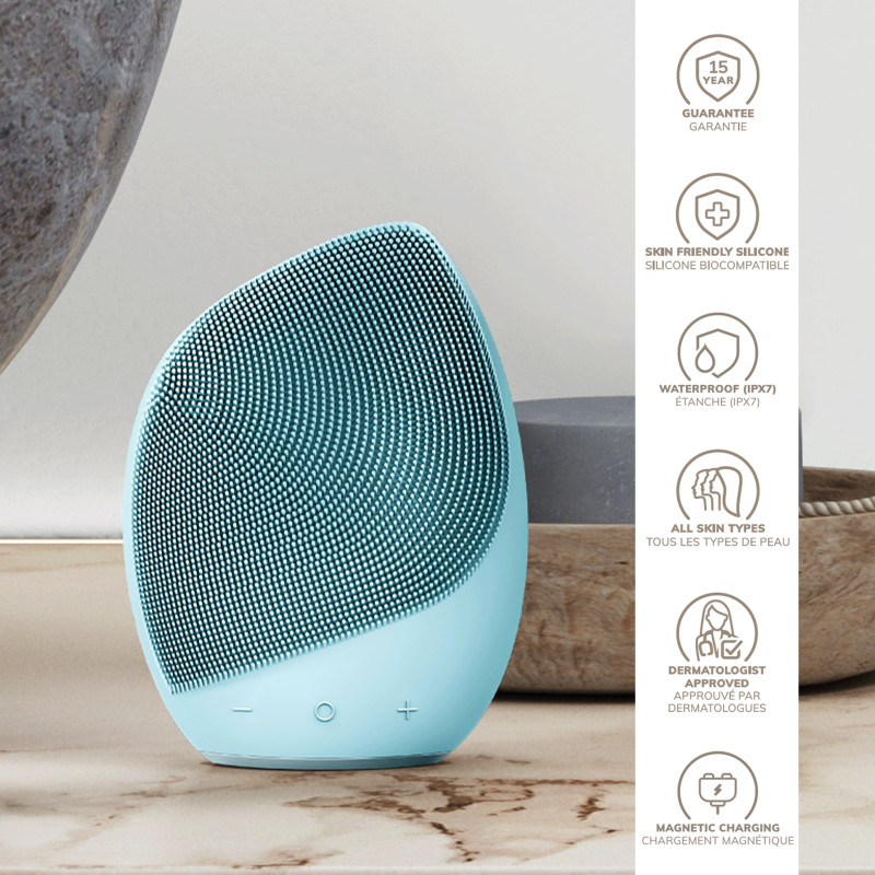 Електронна ультразвукова щітка для обличчя GESKE Sonic Facial Brush 5 в 1 turtoise