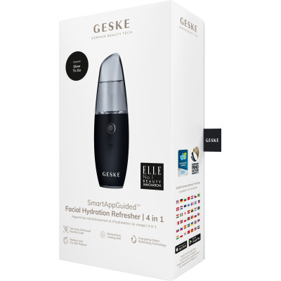 Зволожувач для шкіри обличчя GESKE Facial Hydration Refresher 4 в 1 black