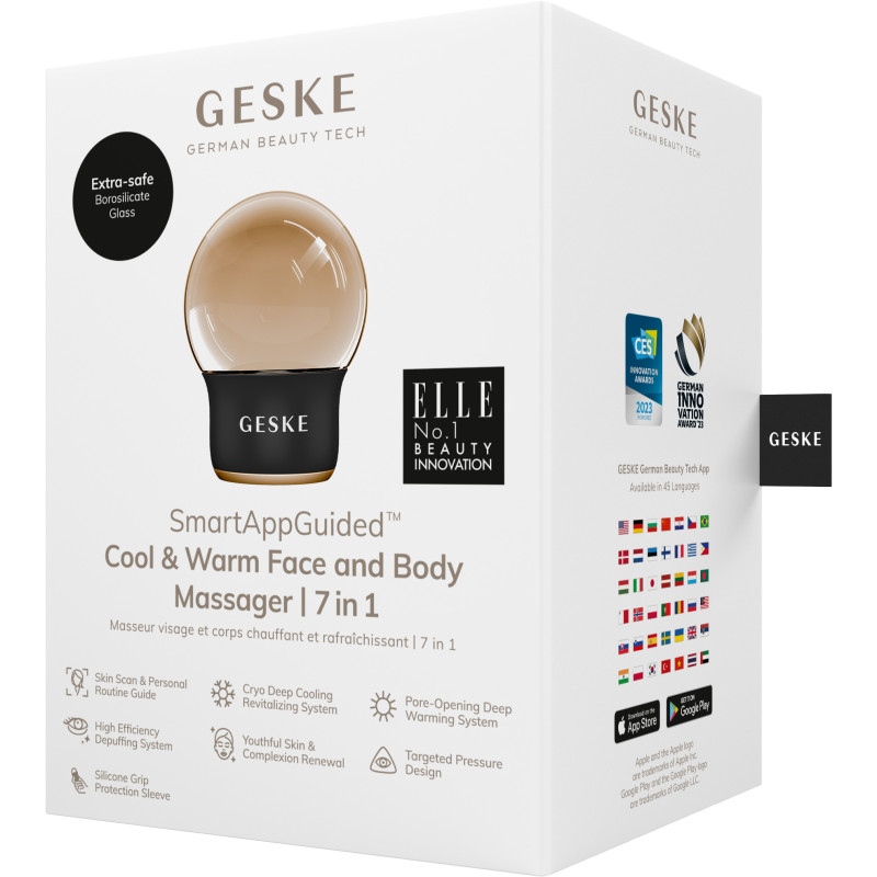 Масажер для обличчя і тіла GESKE Cool&Warm Face and Body Massager 7 в 1 gray
