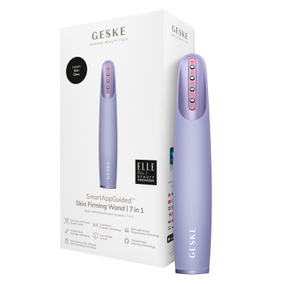 Пристрій для зміцнення і тонізації шкіри обличчя GESKE Skin Firming Wand 7 в 1 purple