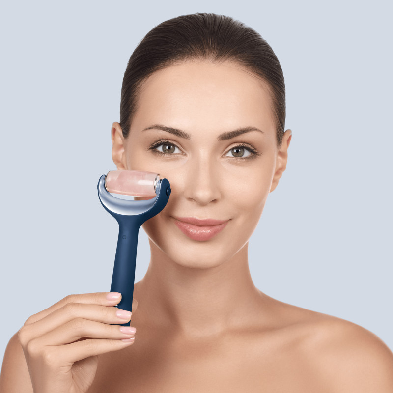 Ролер для голкової мезотерапії обличчя та тіла GESKE MicroNeedle Face&Body Roller 9 в 1 midnight
