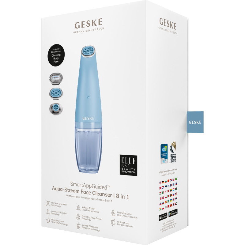 Очищуючий засіб для обличчя GESKE Aqua-Stream Face Cleanser aquamarine