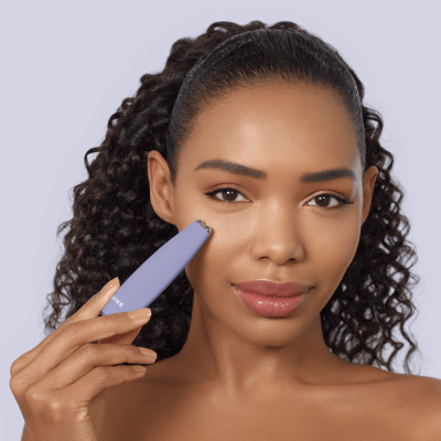 Мікрострумова ручка для підтяжки обличчя GESKE MicroCurrent Face-Lift Pen purple