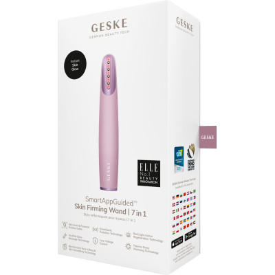 Пристрій для зміцнення і тонізації шкіри обличчя GESKE Skin Firming Wand 7 в 1 pink