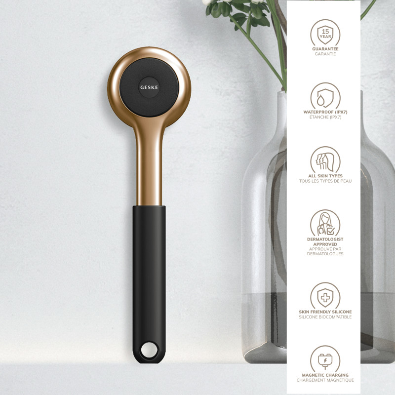 Ультразвукова щітка для всього тіла GESKE Sonic Full-Body Brush&Intensive Exfoliator 8 в 1 gray