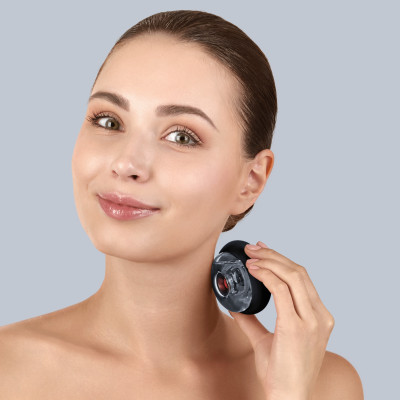 Масажер для обличчя та тіла GESKE Sonic Cool&Warm Face and Body Massager 9 в 1 black
