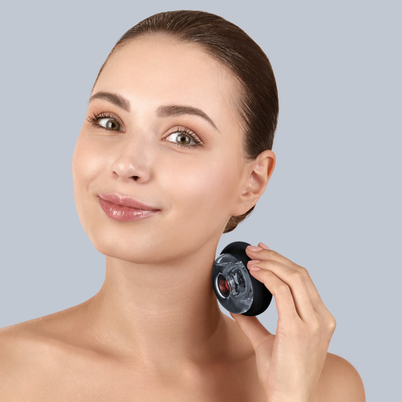 Масажер для обличчя та тіла GESKE Sonic Cool&Warm Face and Body Massager 9 в 1 black