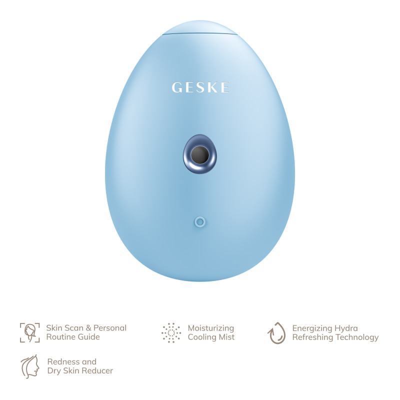 Електронний освіжувач для зволоження обличчя GESKE Facial Hydration Refresher 4 в 1 aquamarine
