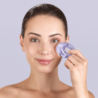 Масажер для очей GESKE Cool&Warm Eye Massager purple