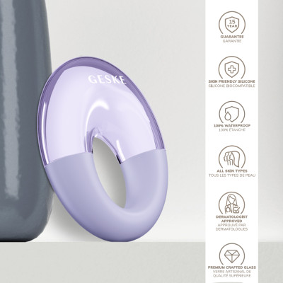 Масажер для очей GESKE Cool&Warm Eye Massager purple