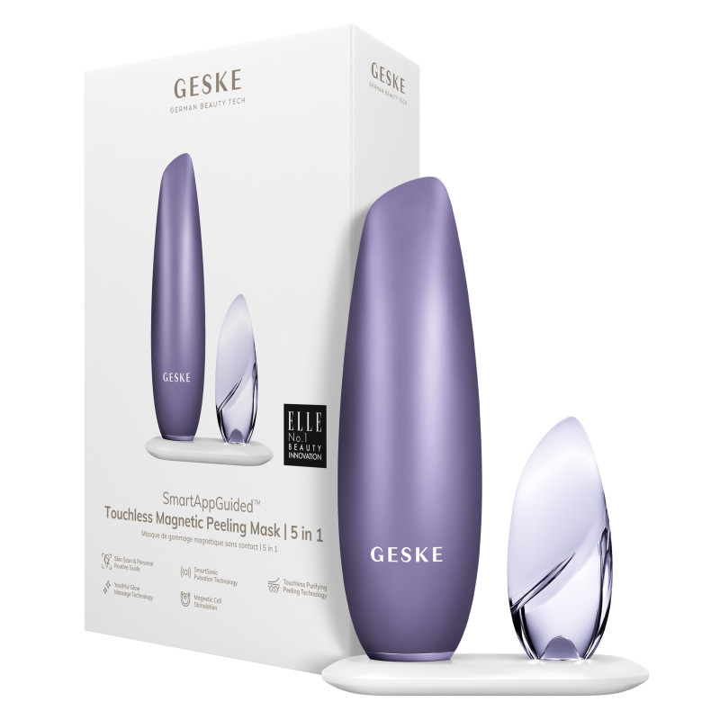 Безконтактна магнітна пілінг-маска GESKE Touchless Magnetic Peeling Mask 5 в 1 purple