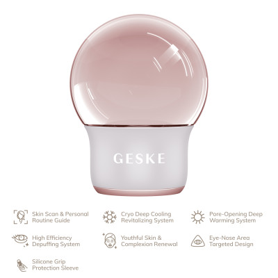 Масажер для обличчя і тіла GESKE Cool&Warm Face and Body Massager 7 в 1 starlight