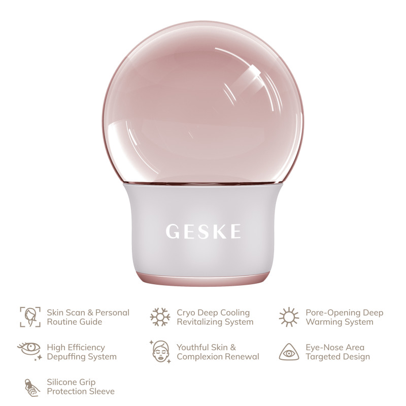 Масажер для обличчя і тіла GESKE Cool&Warm Face and Body Massager 7 в 1 starlight