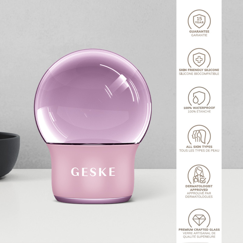 Масажер для обличчя і тіла GESKE Cool&Warm Face and Body Massager 7 в 1 pink