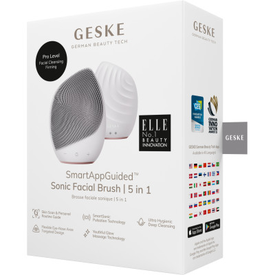 Електронна ультразвукова щітка для обличчя GESKE Sonic Facial Brush starlight