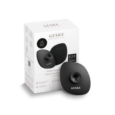 Щітка для обличчя GESKE Facial Brush 4 в 1 з тримачем gray