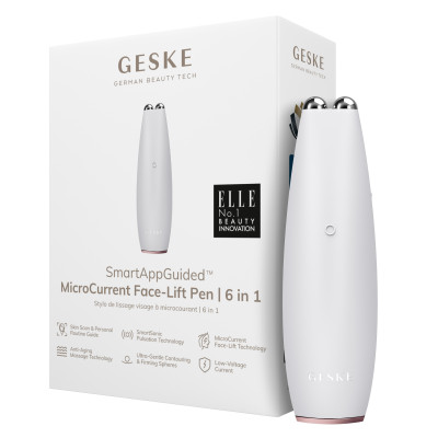 Мікрострумова ручка для підтяжки обличчя GESKE MicroCurrent Face-Lift Pen starlight