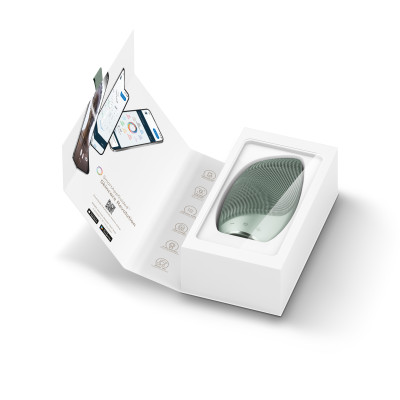 Електронна звукова термощітка для обличчя GESKE Sonic Thermo Facial Brush 6 в 1 green
