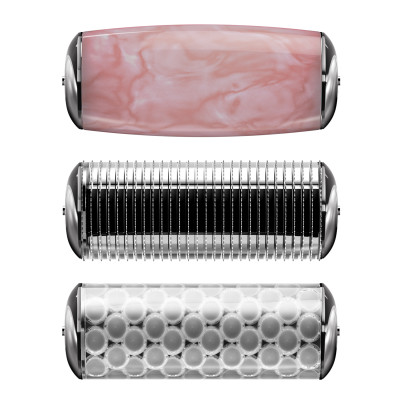 Ролер для голкової мезотерапії обличчя та тіла GESKE MicroNeedle Face&Body Roller black
