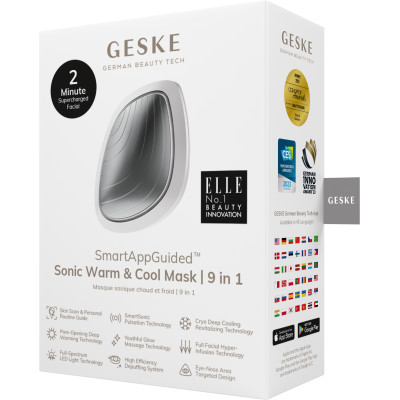 Ультразвукова маска тепло та холод GESKE Sonic Warm&Cool Mask 9 в 1 white