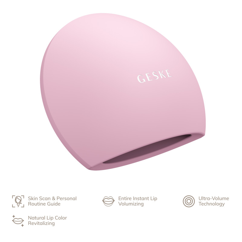 Пристрій для збільшення обʼєму губ GESKE Lip Volumizer&Booster 4 в 1 Big pink