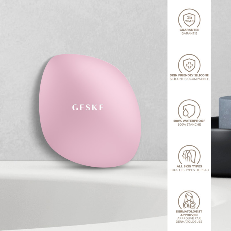 Щітка для обличчя GESKE Facial Brush 4 в 1 pink