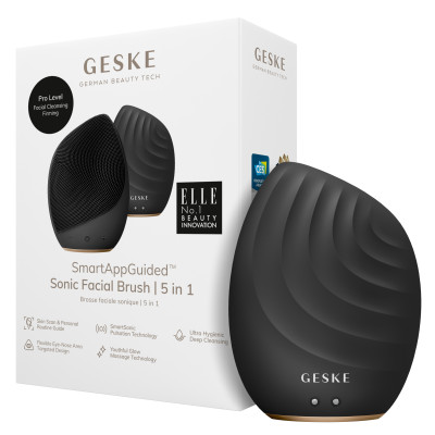 Електронна ультразвукова щітка для обличчя GESKE Sonic Facial Brush gray