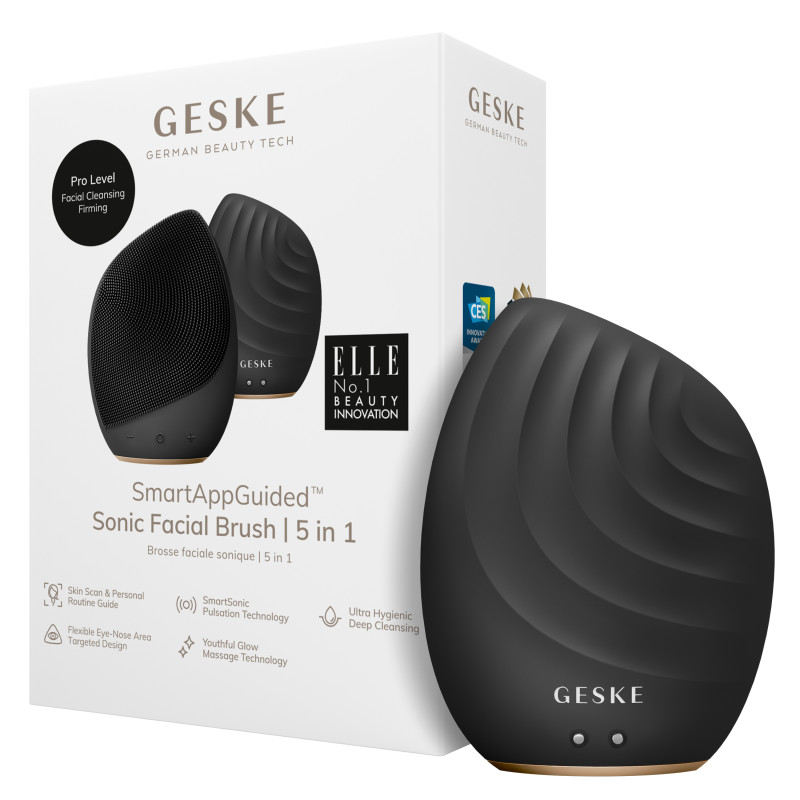 Електронна ультразвукова щітка для обличчя GESKE Sonic Facial Brush gray