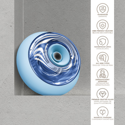 Масажер для обличчя та тіла GESKE Sonic Cool&Warm Face and Body Massager 9 в 1 aquamarine