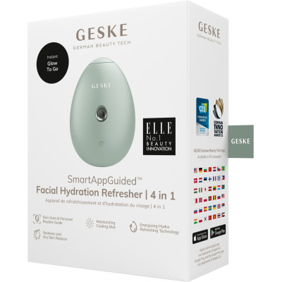Електронний освіжувач для зволоження обличчя GESKE Facial Hydration Refresher 4 в 1 green