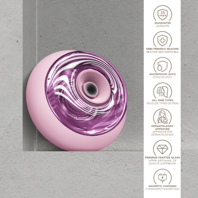 Масажер для обличчя та тіла GESKE Sonic Cool&Warm Face and Body Massager pink