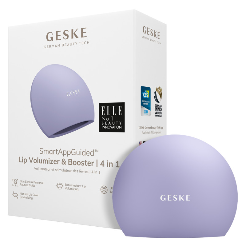 Пристрій для збільшення обʼєму губ GESKE Lip Volumizer&Booster 4 в 1 Big purple
