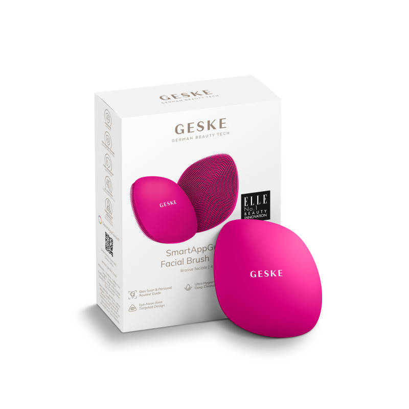 Щітка для обличчя GESKE Facial Brush 4 в 1 magenta