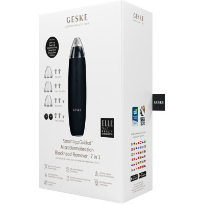 Мікродермабразійний пристрій для видалення чорних цяток GESKE MicroDermabrasion Blackhead Remover black