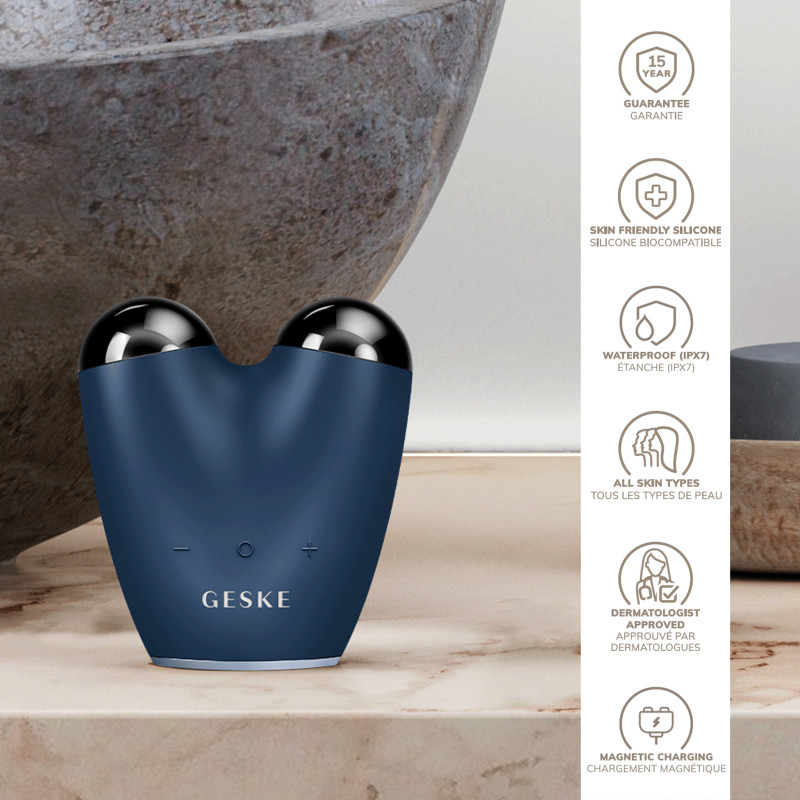 Мікрострумовий підтягувач обличчя GESKE MicroCurrent Face-Lifter midnight