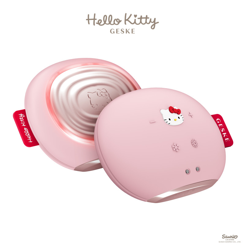 Ультразвукова маска тепло та холод GESKE Sonic Warm&Cool Mask by Hello Kitty pink