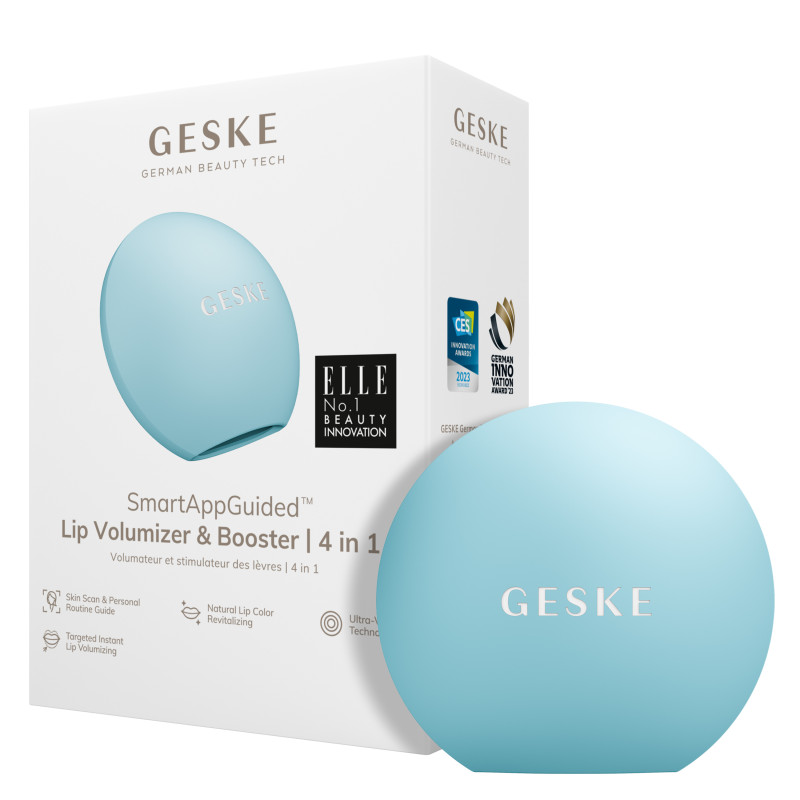 Пристрій для збільшення обʼєму губ GESKE Lip Volumizer&Booster 4 в 1 Small turquoise