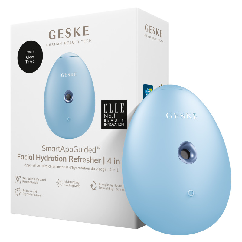 Електронний освіжувач для зволоження обличчя GESKE Facial Hydration Refresher 4 в 1 aquamarine