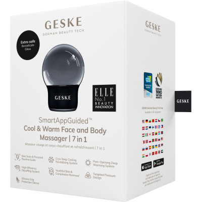 Масажер для обличчя і тіла GESKE Cool&Warm Face and Body Massager black