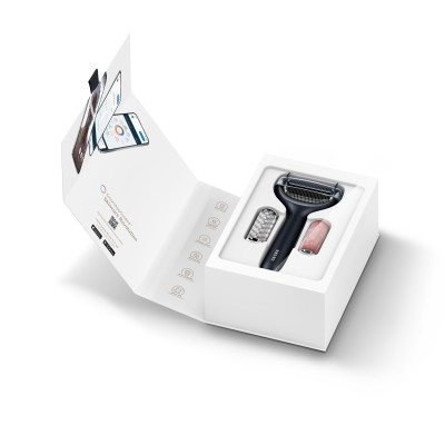 Ролер для голкової мезотерапії обличчя та тіла GESKE MicroNeedle Face&Body Roller black