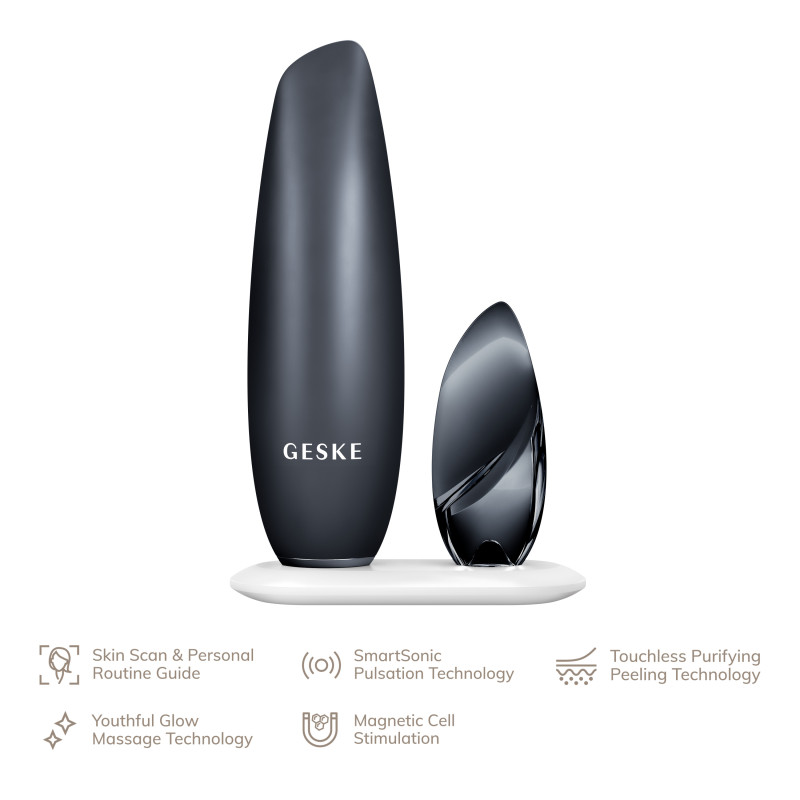 Безконтактна магнітна пілінг-маска GESKE Touchless Magnetic Peeling Mask black