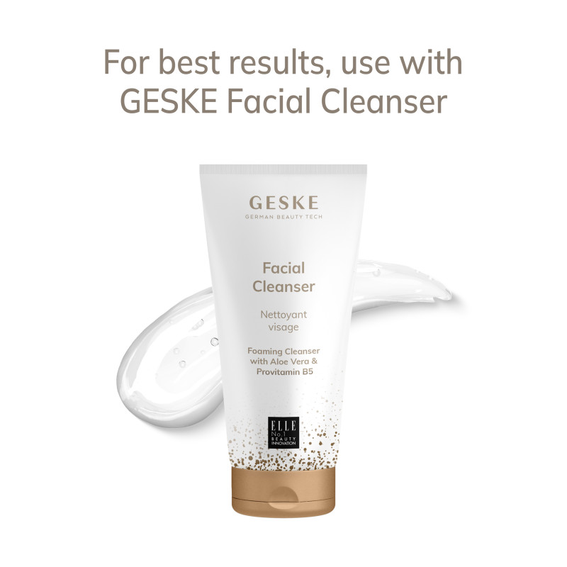 Антивіковий LED-випромінювач для відновлення шкіри обличчя GESKE Anti-Aging Skin Renewer 9в1 black